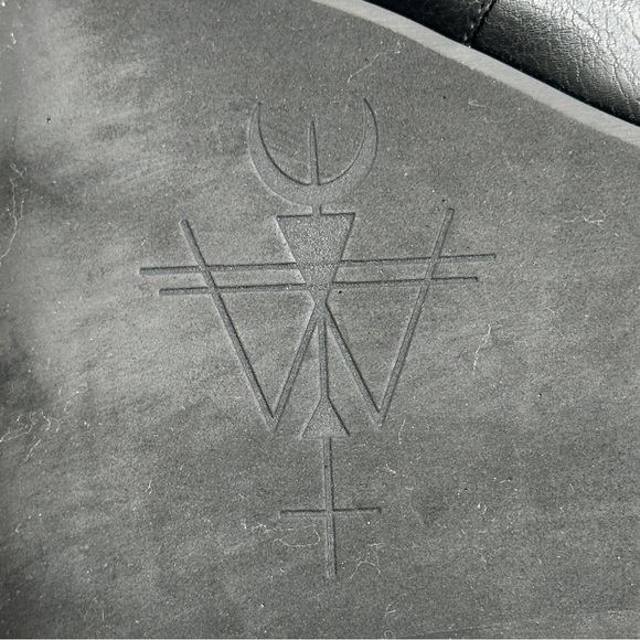 Widow Appetite for destruction Spiked Studded Platform Boot. Size 5 - Picture 7 of 9